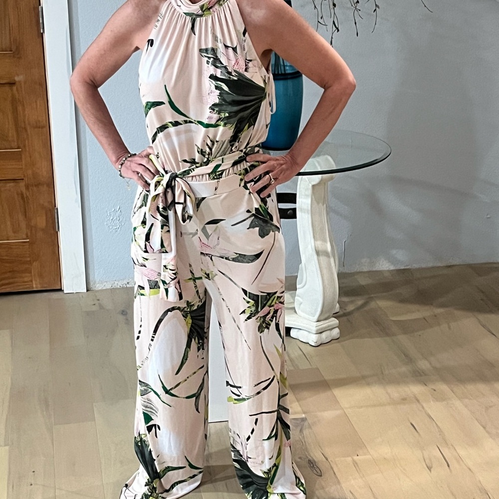 Floral Print Jumpsuit